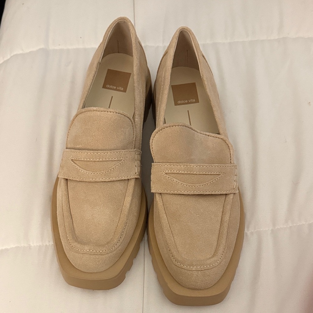 Dolce Vita Women's Tan Loafers - Picture 3 of 4